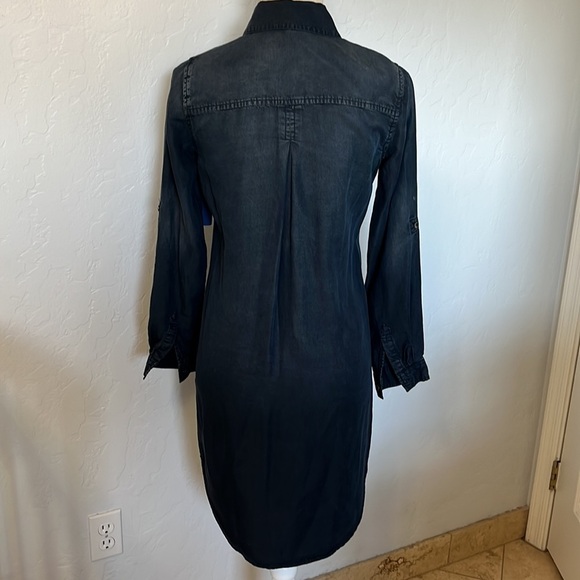 CREMIEUX Jay ShirtDress Denim Dark Indigo- Size XS - Picture 3 of 11